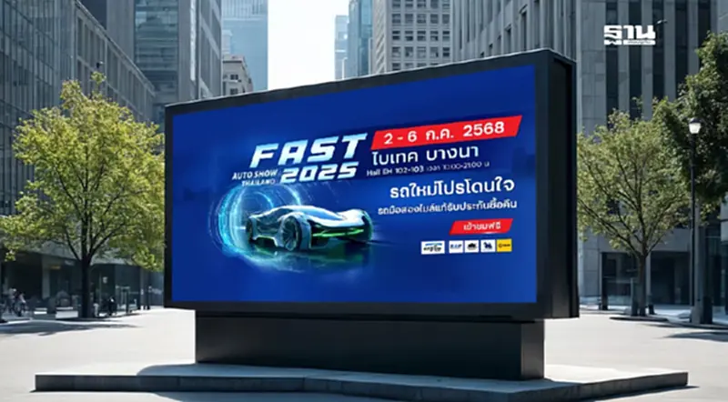 Fast Auto Show Thailand 2025 เริ่ม 2 -6 ก.ค. เช็กไฮไลต์รถใหม่-รถมือสอง Fast Auto Show Thailand 2025 เริ่ม 2 -6 ก.ค. เช็กไฮไลต์รถใหม่-รถมือสอง