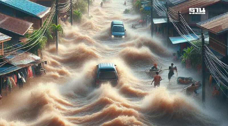 .ปภ.แจ้งเตือนน้ำล้นตลิ่ง น้ำท่วมฉับพลัน วันที่ 22 ก.ค. 68 เช็กเลย.