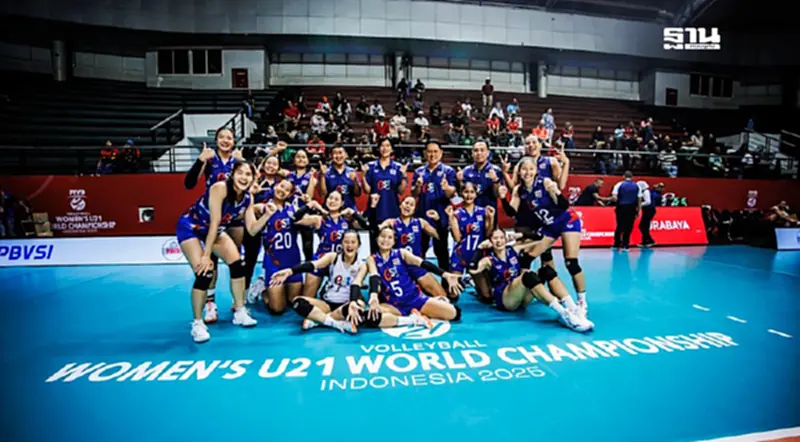 ถ่ายทอดสดวอลเลย์บอลหญิงไทย U21 พบ อินโดนีเซีย ศึกชิงแชมป์โลก 2 ทุ่มวันนี้ ถ่ายทอดสดวอลเลย์บอลหญิงไทย U21 พบ อินโดนีเซีย ศึกชิงแชมป์โลก 2 ทุ่มวันนี้