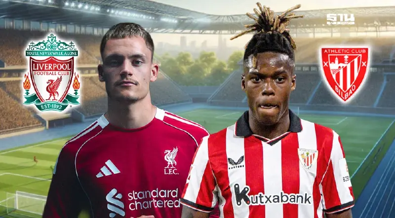 ถ่ายทอดสด ลิเวอร์พูล พบ แอธ.บิลเบา ดูบอลสดเกมอุ่นเครื่อง 23.00 น.