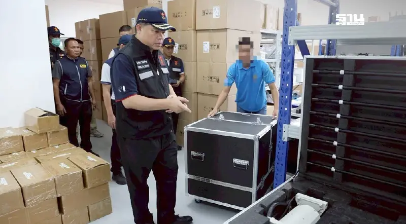 กสทช.อายัดโดรน-อุปกรณ์ตรวจจับต่อต้านโดรน บริษัทย่านสมุทรปราการ