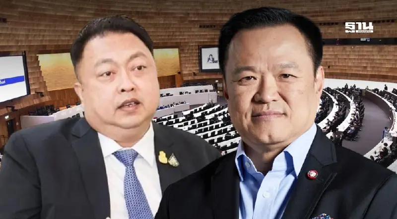 “สุชาติ”ขนก๊วน 18 สส.รวมไทยสร้างชาติ พบ “อนุทิน” ถกตั้งรัฐบาล