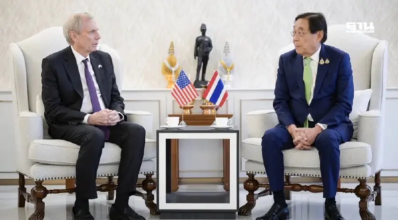 ‘พิชัย’ พบทูตสหรัฐ พร้อมทำงานใกล้ชิด ป้องกันสินค้าสวมสิทธิ์