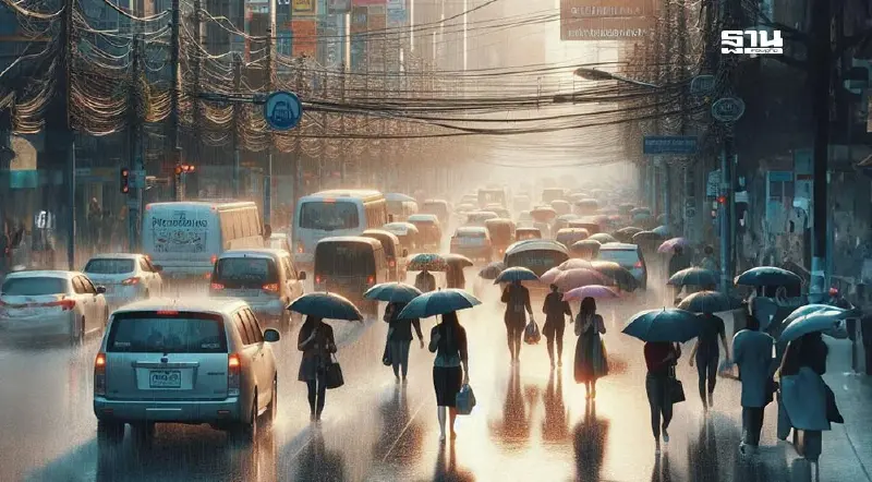 สภาพอากาศวันนี้ -23 ส.ค.ไทยฝนฟ้าคะนองตลอดช่วง กับมีฝนตกหนักบางพื้นที่