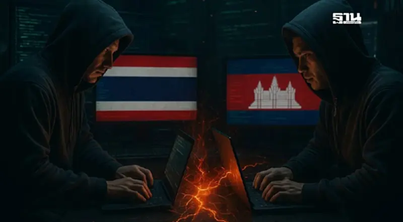 เทียบชัดๆ สถิติการโจมตีทางไซเบอร์ แฮกเกอร์“ไทย VS กัมพูชา” เทียบชัดๆ สถิติการโจมตีทางไซเบอร์ แฮกเกอร์“ไทย VS กัมพูชา”