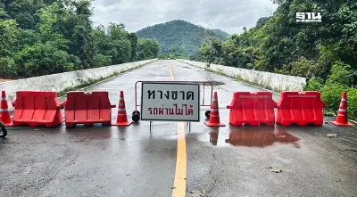 พายุคาจิกิถล่ม แม่ฮ่องสอน ถนนขาด 2 สาย “ทางหลวงชนบท” เร่งติดตั้งสะพานเบลีย์
