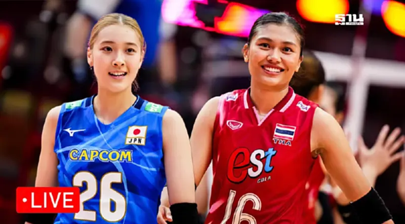 LIVE ถ่ายทอดสดวอลเลย์บอลหญิงไทย vs ญี่ปุ่น รอบ16ทีม ศึกชิงแชมป์โลก 2025 LIVE ถ่ายทอดสดวอลเลย์บอลหญิงไทย vs ญี่ปุ่น รอบ16ทีม ศึกชิงแชมป์โลก 2025