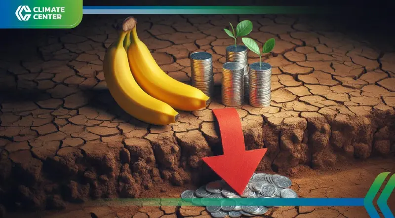 "กล้วย" อุตสาหกรรมหมื่นล้านดอลลาร์เสี่ยงสะดุด โลกร้อนฉุดพื้นที่ปลูกหด 60% "กล้วย" อุตสาหกรรมหมื่นล้านดอลลาร์เสี่ยงสะดุด โลกร้อนฉุดพื้นที่ปลูกหด 60%