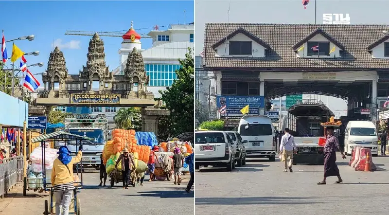 ศึกชายแดนไทย-กัมพูชา ไทย-เมียนมา ลากยาว ฉุดค้า 5.7 แสนล้านกู่ไม่กลับ