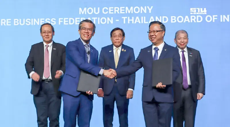 บีโอไอนำทัพธุรกิจไทยบุกสิงคโปร์ ดึงลงทุนอุตสาหกรรมไฮเทค-พลังงานสีเขียว บีโอไอนำทัพธุรกิจไทยบุกสิงคโปร์ ดึงลงทุนอุตสาหกรรมไฮเทค-พลังงานสีเขียว