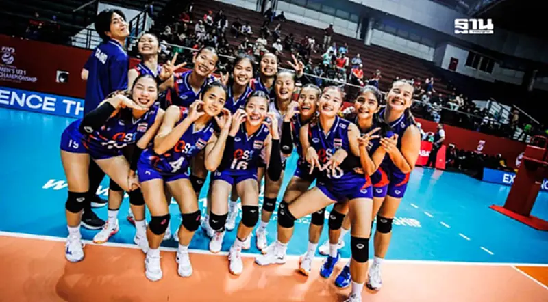 เฮ ผลวอลเลย์บอลหญิงไทย ชนะชิลี 3 เซตรวด ศึก U21 ชิงแชมป์โลก เฮ ผลวอลเลย์บอลหญิงไทย ชนะชิลี 3 เซตรวด ศึก U21 ชิงแชมป์โลก