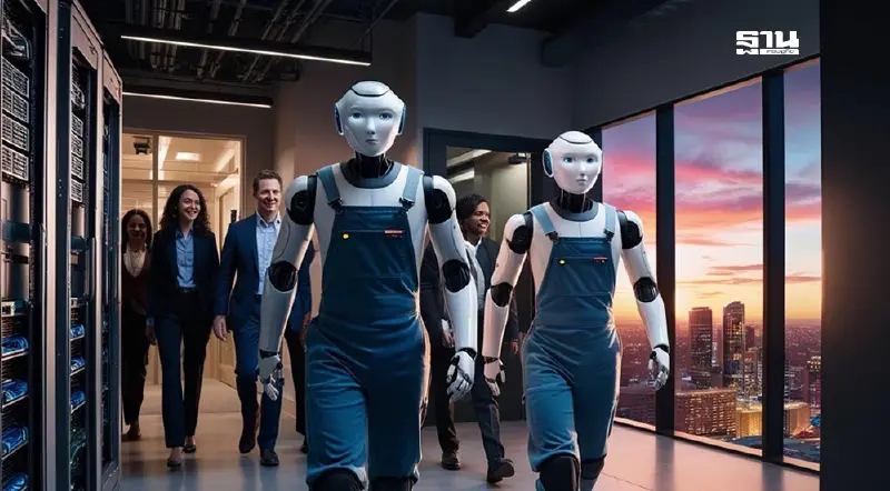 AI กุญแจสู่ความยั่งยืนขององค์กร ยุคที่ 'คน' และ 'เทคโนโลยี' ทำงานร่วมกัน AI กุญแจสู่ความยั่งยืนขององค์กร ยุคที่ 'คน' และ 'เทคโนโลยี' ทำงานร่วมกัน