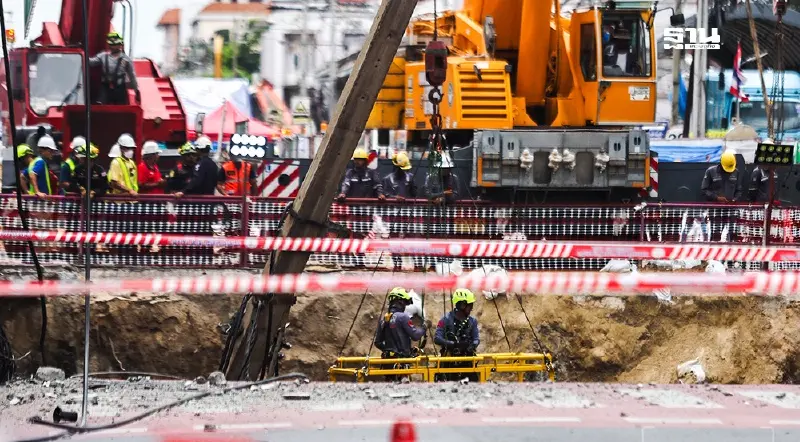 รฟม.แจงสาเหตุถนนทรุดหน้ารพ.วชิรพยาบาลคาดจากแรงดันมหาศาลดิน-น้ำไหลเข้าช่องสภานีกับอุโมงค์