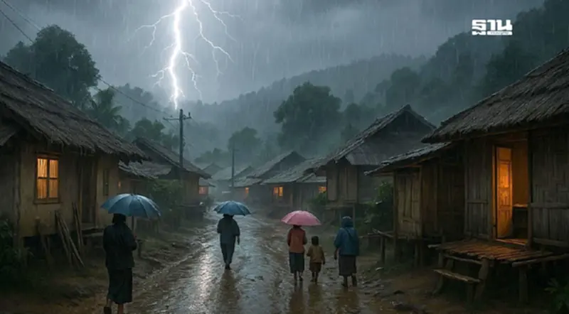 เส้นทางพายุบัวลอย 30 ก.ย.68 เหนือ อีสานตอนบนเฝ้าระวังฝนตก น้ำล้นตลิ่ง เส้นทางพายุบัวลอย 30 ก.ย.68 เหนือ อีสานตอนบนเฝ้าระวังฝนตก น้ำล้นตลิ่ง