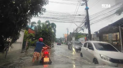 อัปเดตน้ำท่วมสมุทรปราการวันนี้ 8 ก.ย.68 หลังฝนตกหนัก น้ำทะเลหนุน