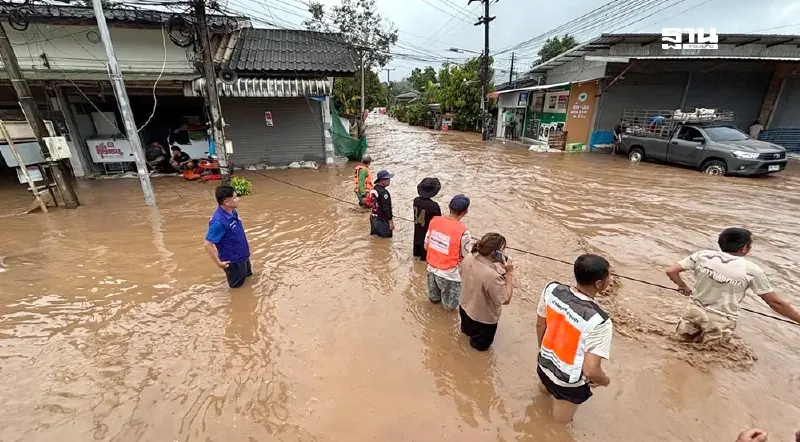 น้ำท่วมเชียงใหม่ล่าสุดวันนี้ 23 ก.ย.68 น้ำป่าทะลักท่วม อ.แม่แจ่ม