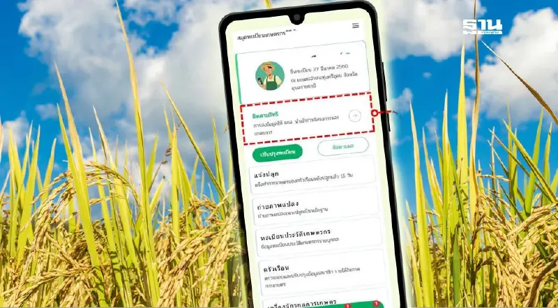 Farmbook แอปตรวจสอบสิทธิเงินไร่ละ 1000 2568/69 เงินเยียวยาเกษตรกร