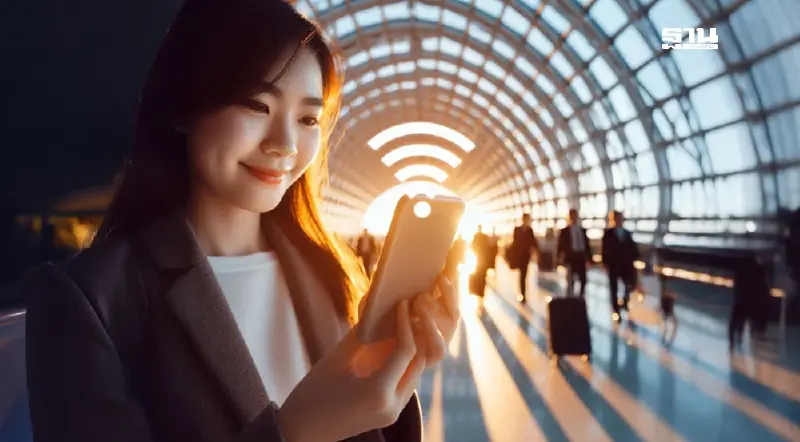 3 สเต็ป เชื่อมต่อ Free Wi-Fi ใช้เน็ตเต็มสปีด 3 ชั่วโมง  6 สนามบิน AOT