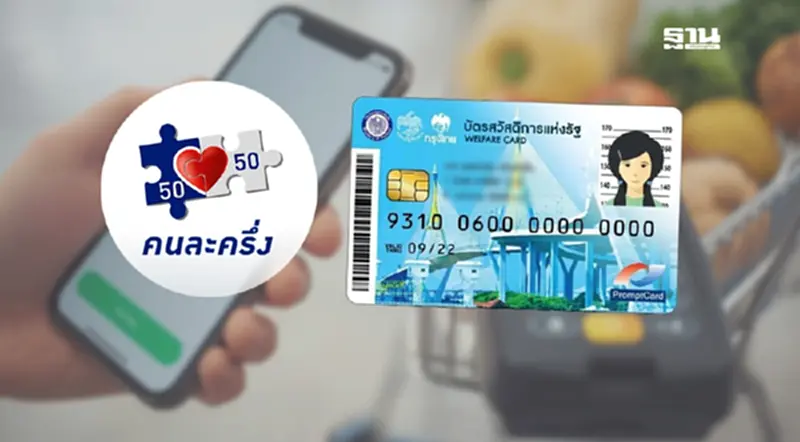 บัตรสวัสดิการแห่งรัฐล่าสุด มีลุ้นได้ใช้จ่ายคนละครึ่ง 2568 กลุ่มแรก บัตรสวัสดิการแห่งรัฐล่าสุด มีลุ้นได้ใช้จ่ายคนละครึ่ง 2568 กลุ่มแรก