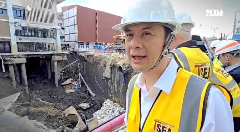 สมาคมวิศวกรโครงสร้างไทย เปิดสาเหตุ-แนวทางแก้ไขปัญหาถนนยุบ หน้าวชิรพยาบาล