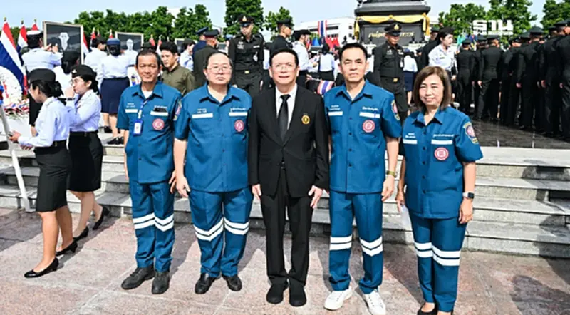 “มูลนิธิป่อเต็กตึ๊ง”ร่วมพิธีสดุดีทหารกล้าจากเหตุไทย-กัมพูชา “มูลนิธิป่อเต็กตึ๊ง”ร่วมพิธีสดุดีทหารกล้าจากเหตุไทย-กัมพูชา