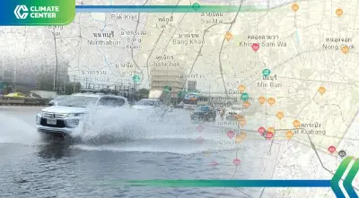 เช็กน้ำท่วมถนน กทม. 108 จุดแบบเรียลไทม์ ผ่านเว็บไซต์ weather.bangkok.go.th