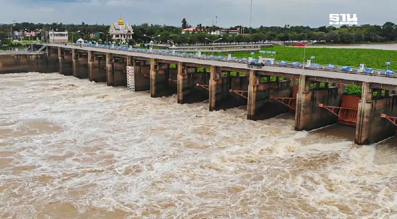 ปภ.ส่ง Cell Broadcast เตือนเขื่อนเจ้าพระยาระบายน้ำเพิ่ม 8 อำเภอ