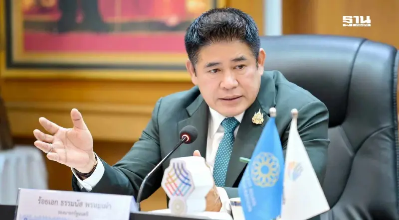 ธรรมนัส วางเป้าดึงจีนเที่ยวไทย 2 ล้านคน ใน 4 เดือน ใช้ระบบ AI ช่วยเฝ้าระวังอาชญากรรม