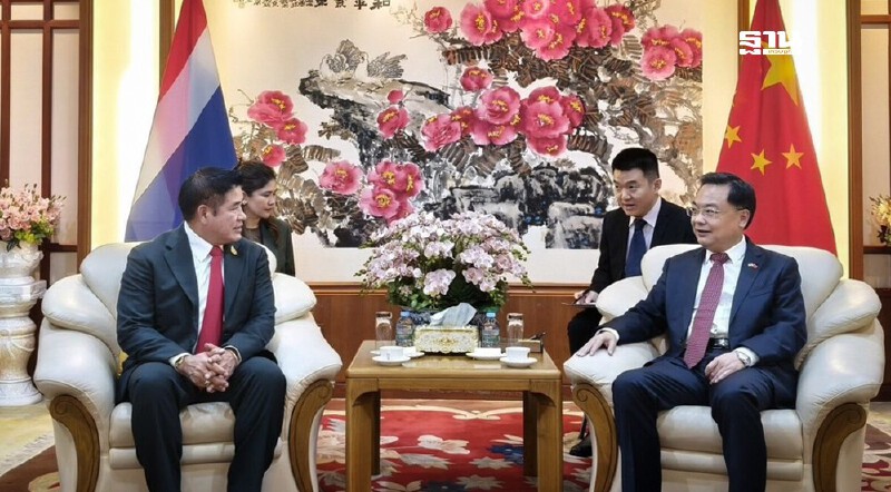 .‘ธรรมนัส” ถกทูตจีน แก้นักท่องเที่ยวลด พร้อมส่ง 13 ล้านคนเข้าไทย.