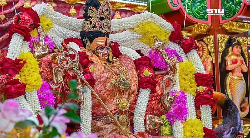 งานนวราตรี 2568 พิธีแห่ประเพณีพระศรีมหาอุมาเทวี วัดแขกสีลม ปิดถนนเส้นไหน งานนวราตรี 2568 พิธีแห่ประเพณีพระศรีมหาอุมาเทวี วัดแขกสีลม ปิดถนนเส้นไหน