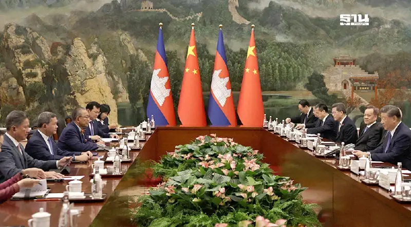 'ฮุน มาเนต' วอนจีนช่วยกดดันไทย เลี่ยงใช้กำลังทหารปมชายแดน ดันกลไก JBC แก้ไขสันติ 'ฮุน มาเนต' วอนจีนช่วยกดดันไทย เลี่ยงใช้กำลังทหารปมชายแดน ดันกลไก JBC แก้ไขสันติ