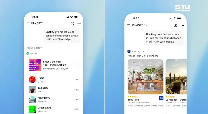 ChatGPT ยุคใหม่ เปิดฟีเจอร์ “Apps in ChatGPT “คุยกับแอปสั่งการได้ทันที
