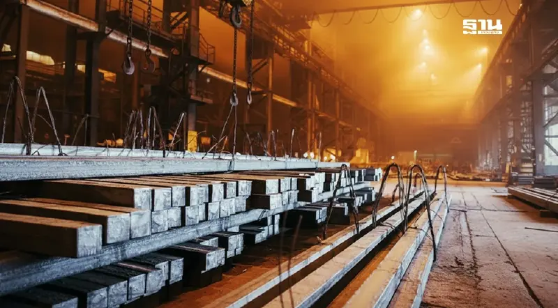 อุตฯ เหล็กไทยเริ่มฟื้น! การใช้กำลังผลิตขยับแตะ 34% แม้เหล็กจีนยังทุ่มตลาดหนัก