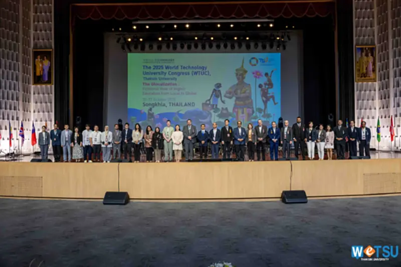 ม.ทักษิณ เจ้าภาพ World Tech Congress 2025! 16 ประเทศร่วมชูแนวคิด จากท้องถิ่นสู่โลก ม.ทักษิณ เจ้าภาพ World Tech Congress 2025! 16 ประเทศร่วมชูแนวคิด จากท้องถิ่นสู่โลก