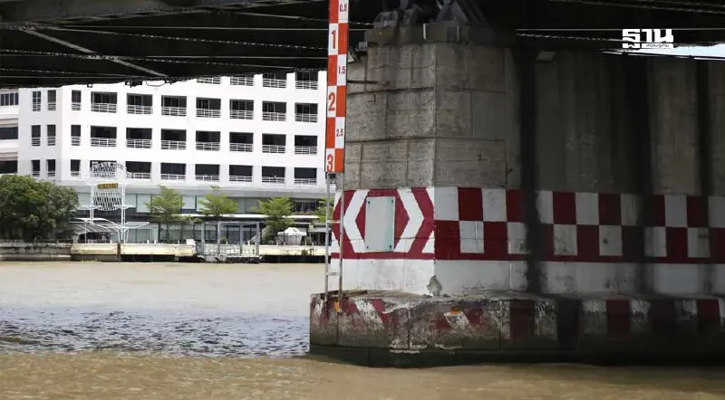 เตือนปชช.ริมเจ้าพระยา บ้านเรือนนอกแนวคันกั้นน้ำ 23-27 ต.ค. น้ำทะเลหนุนสูง