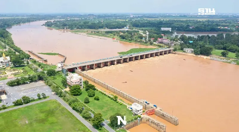 ปภ.ส่ง SMS เตือน 'ปทุมธานี-นนทบุรี' เฝ้าระวังน้ำท่วม เขื่อนเจ้าพระยาระบายน้ำเพิ่ม