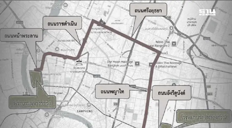 เปิดเส้นทาง เคลื่อนขบวนพระบรมศพ 'สมเด็จพระพันปีหลวง' ไปพระบรมมหาราชวัง 26 ต.ค.นี้ เปิดเส้นทาง เคลื่อนขบวนพระบรมศพ 'สมเด็จพระพันปีหลวง' ไปพระบรมมหาราชวัง 26 ต.ค.นี้
