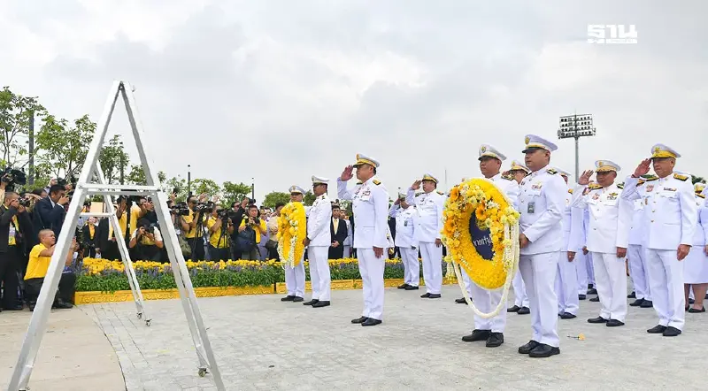 นายกฯอนุทิน นำครม.วางพวงมาลา 'วันนวมินทรมหาราช' 13 ต.ค.68