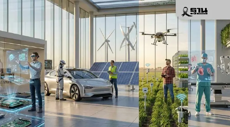 เปิด 45 เทรนด์ฟื้นเศรษฐกิจไทยปี 2569 ดิจิทัล–อิเล็กฯ–ยานยนต์ลงทุนพุ่ง เกษตรอัจฉริยะ–ตลาดสูงวัยมาแรง เปิด 45 เทรนด์ฟื้นเศรษฐกิจไทยปี 2569 ดิจิทัล–อิเล็กฯ–ยานยนต์ลงทุนพุ่ง เกษตรอัจฉริยะ–ตลาดสูงวัยมาแรง