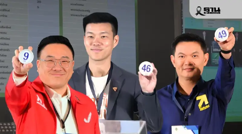 เช็กที่นี่ 52 พรรคได้เบอร์อะไรใช้หาเสียงเลือกตั้ง 8 ก.พ. 69 เช็กที่นี่ 52 พรรคได้เบอร์อะไรใช้หาเสียงเลือกตั้ง 8 ก.พ. 69