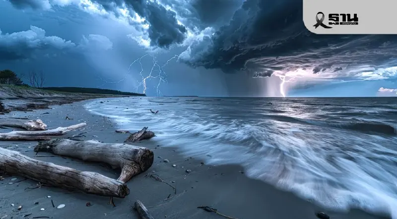 กรมอุตุฯประกาศเตือน 12 -16 ธ.ค.ภาคใต้ฝนตกหนักถึงหนักมาก คลื่นสูง 2-3 เมตร