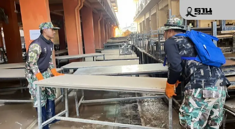 ฟื้นฟูน้ำท่วมสงขลาลุล่วงตามเป้า เก็บขยะทิ้งกว่า 1.2 แสนตัน