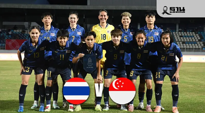 ถ่ายทอดสดฟุตบอลหญิงซีเกมส์ 10 ธ.ค. ทีมชาติไทย พบ สิงคโปร์ ดูบอลสด 18.30 น. ถ่ายทอดสดฟุตบอลหญิงซีเกมส์ 10 ธ.ค. ทีมชาติไทย พบ สิงคโปร์ ดูบอลสด 18.30 น.