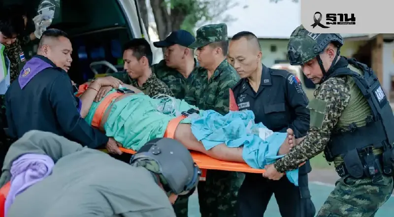 กองทัพบกอัพเดต"ทหารไทย"เสียชีวิตช่องบก 1 นาย บาดเจ็บ 18 นาย