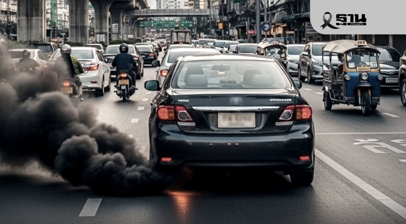 Kick Off ตรวจควันดำรถ ลดฝุ่น PM2.5 90 วัน อันตราย ตรวจจับ–ปรับ-คุมเข้มรถควันดำ ลดฝุ่น Kick Off ตรวจควันดำรถ ลดฝุ่น PM2.5 90 วัน อันตราย ตรวจจับ–ปรับ-คุมเข้มรถควันดำ ลดฝุ่น