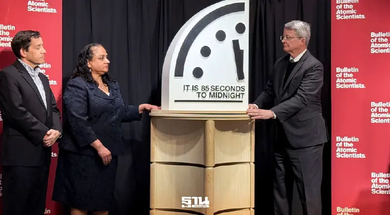 นาฬิกาวันสิ้นโลก Doomsday Clock คืออะไร วิธีอ่าน-ความหมายเมื่อเข็มชี้เที่ยงคืน