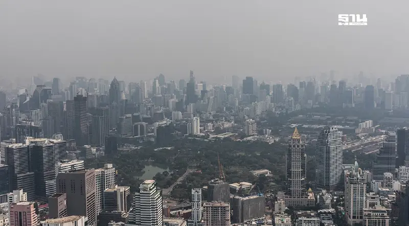 ทั่วกรุงเทพฯ ฝุ่นเกินมาตรฐาน อยู่ในระดับสีส้ม 9 เขตลาดกระบังนำโด่ง