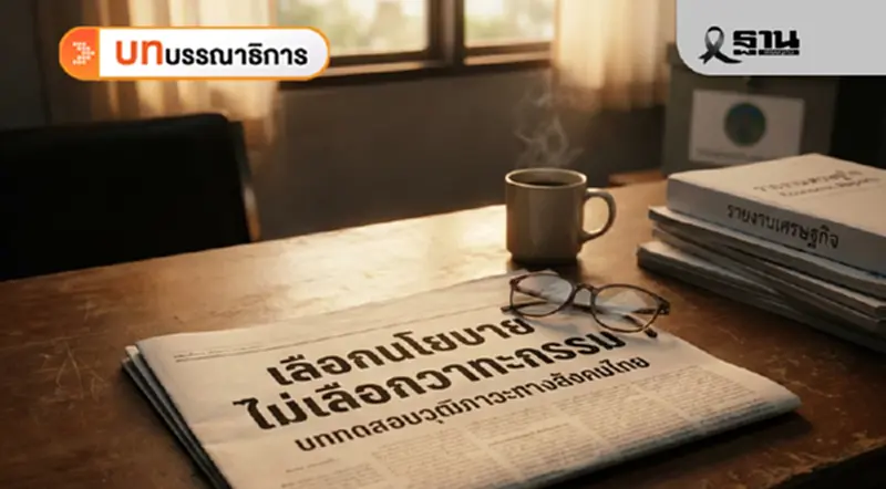 เลือกนโยบายไม่เลือกวาทะกรรมบททดสอบวุฒิภาวะสังคมไทย เลือกนโยบายไม่เลือกวาทะกรรมบททดสอบวุฒิภาวะสังคมไทย