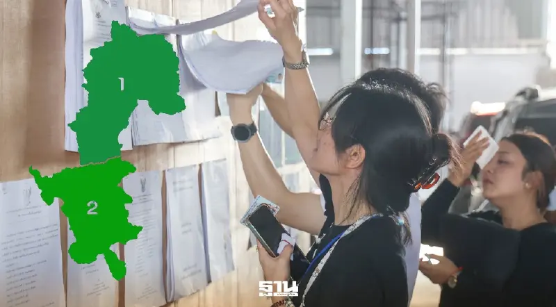 ผลคะแนนเลือกตั้งแม่ฮ่องสอน 2569 รวม 2 เขต พรรคไหนมีลุ้นคว้าชัย