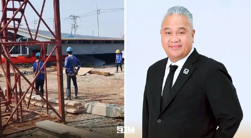 การเคหะฯ ชี้แจงเหตุโครงสร้างโดมพังถล่ม ภายในศูนย์ฝึกอบรม กฟน. เมืองใหม่บางพลี